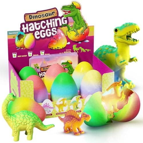 Dan&Darci 6-Pack Dinosaur Hatching Surprise Eggs