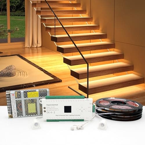 SuperStairLED 16-Step LED Stair Lighting Kit