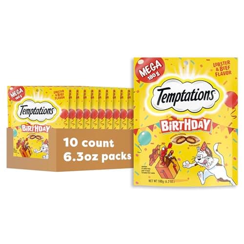 Temptations Birthday Cat Treats Mega Pack