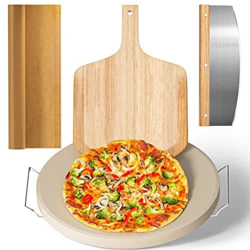Gyreuni R16 Heavy Duty 5-Piece Pizza Stone Set