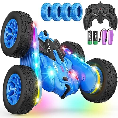 Terucle HG4-05 Blue LED RC Stunt Car