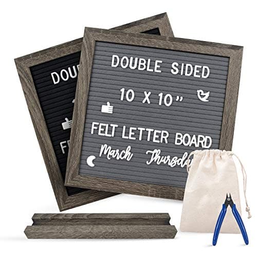 Newzealkids 10x10 Double Sided Felt Letter Board