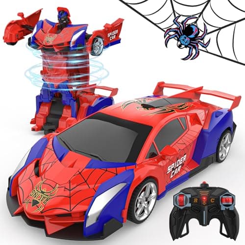 BLUEJAY Transform RC Car Robot - Red and Blue