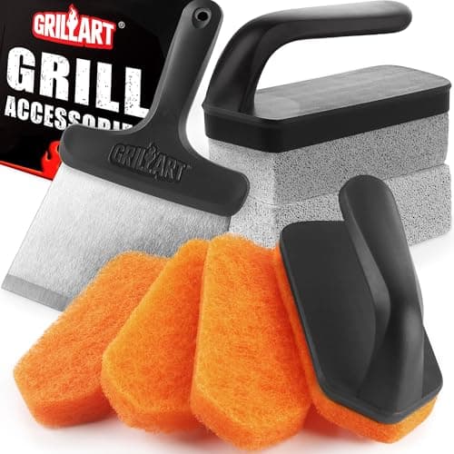 GRILLART Orange Griddle Cleaning Kit