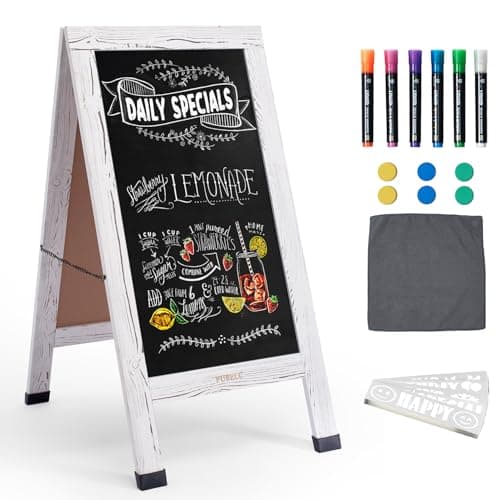 Pubell PB-AFCS Chalkboard Sign 40x20 Inches