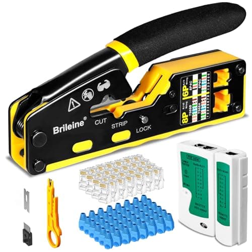 Brileine RJ45 Crimper Kit-Yellow