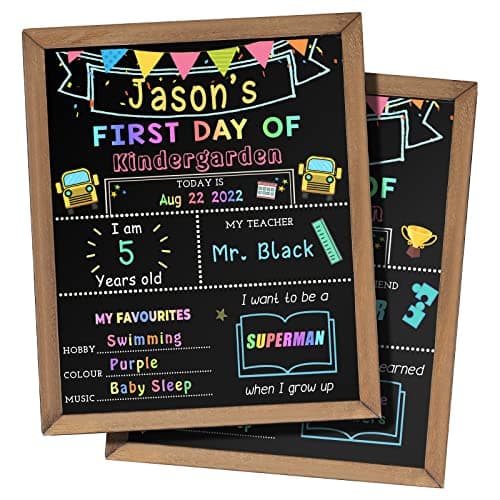 Aigybobo Chalkboards 10x12 School Sign