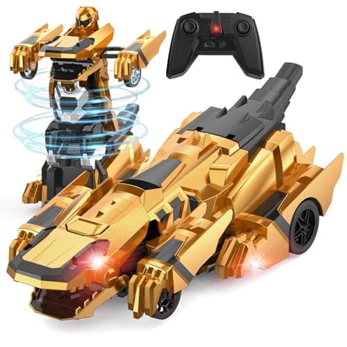 Kroyedfuw NO.8889 Golden Dinosaur Transform RC Car
