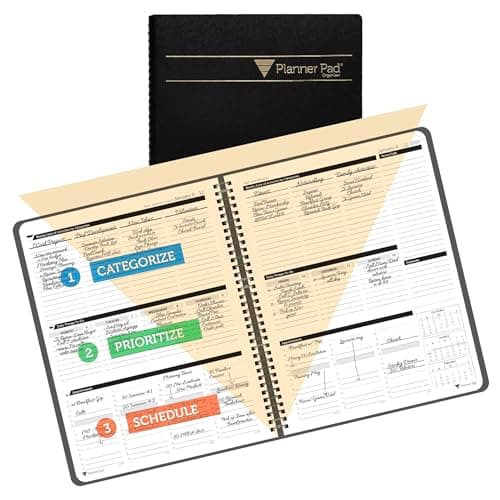 Planner Pad Excd25 Spiral Bound Organizer