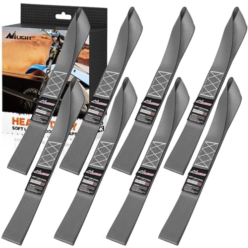 Nilight 92270B Motorcycle Tie-Down Straps 8-Pack
