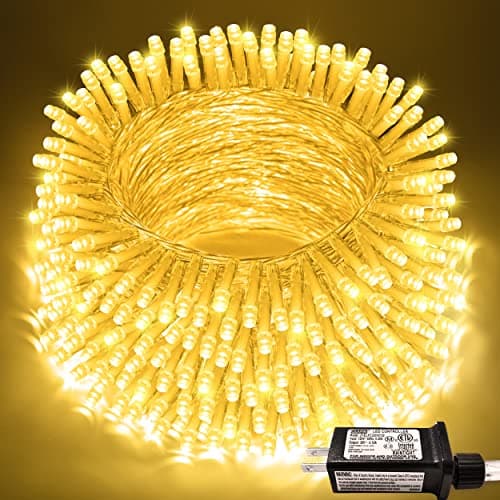 JMEXSUSS 200 LED Warm White String Lights
