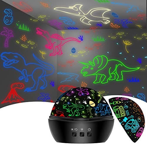 Hongid 012-1652 Dinosaur Projector Night Light