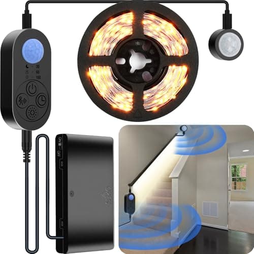 Nivota Dual Motion Sensor LED Step Light Strip