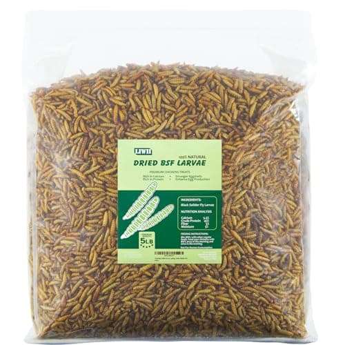 Liwii 5LB Dried Black Soldier Fly Larvae