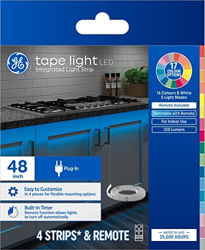 GE LED Tape Light Color Changing 4-Pack