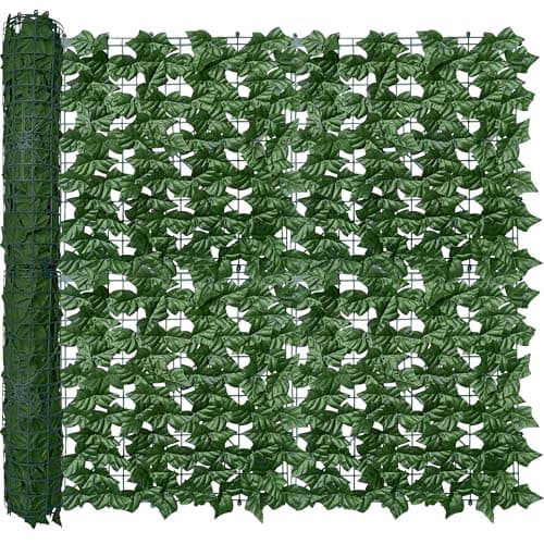 Odtory 40x120 Artificial Ivy Privacy Fence Screen