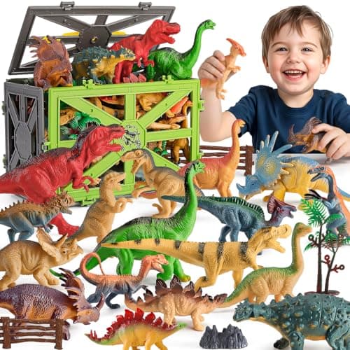 Kiddiworld 31PCS Dinosaur Figures Toy Set