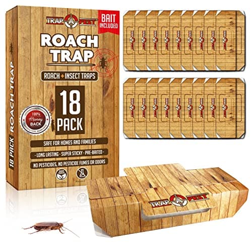 Trap A Pest Roach Traps 18 Pack Sticky