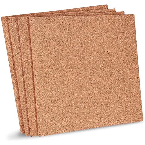 Juvale OP-31649 Cork Board Tiles 4-Pack