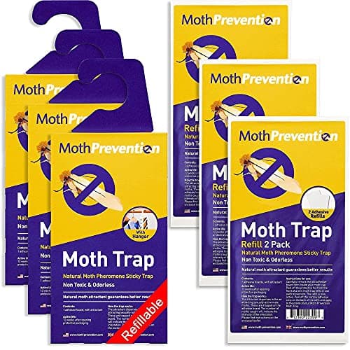 MothPrevention 9-Strip Clothes Moth Trap Refills