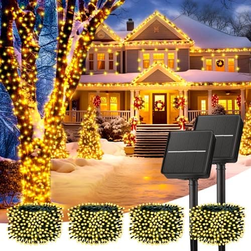 Minetom 160FT 400 LED Solar String Lights