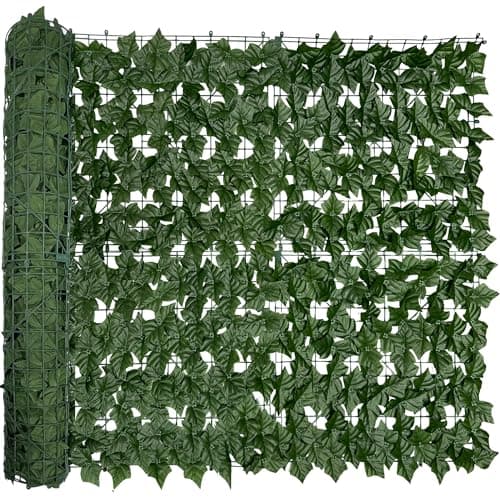 DOPGIB 48'x128' Artificial Ivy Privacy Fence Screen
