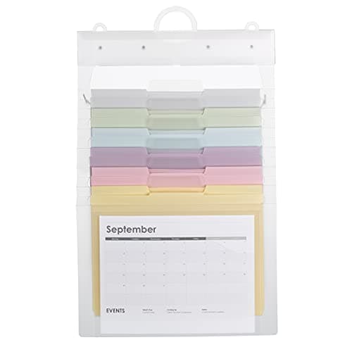 Smead 92064 Cascading Wall Organizer 6-Pocket