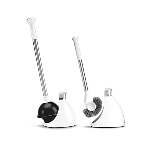 Toilet Plungers & Holders with Stainless Steel Construction