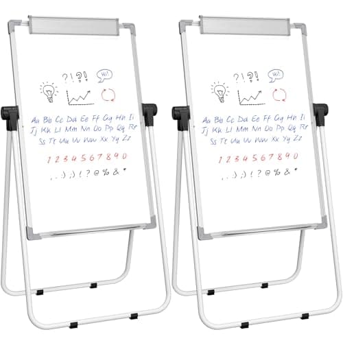 Angle Adjustable Easel-Style Dry Erase Boards