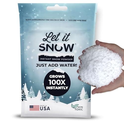 Let It Snow Instant Fake Snow Powder - 1 Gallon