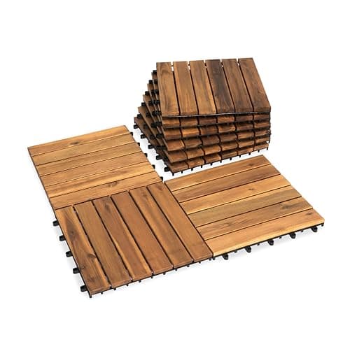 Victory Relax Acacia Deck Tiles 9 Pcs