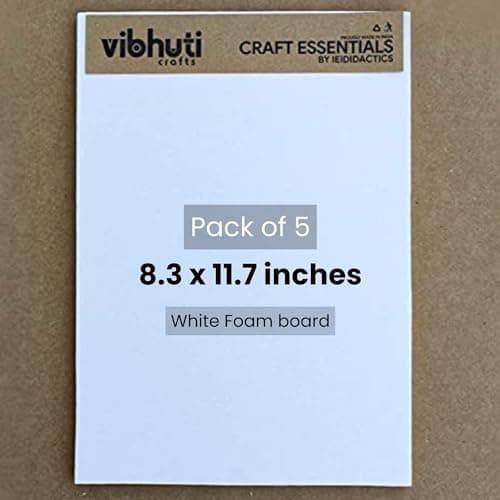 VibhutiCrafts Sunboard Foam Board Pack of 5