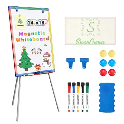 Height Adjustable Easel-Style Dry Erase Boards