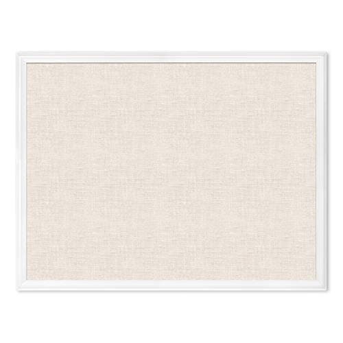 U Brands Farmhouse Linen Bulletin Board 40'x30'