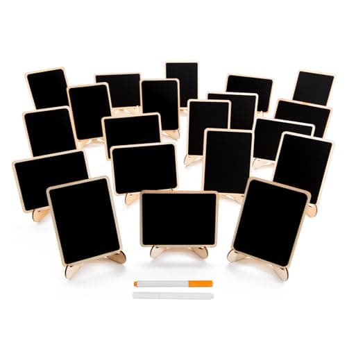 Dstelin A014 20-Pack Mini Chalkboards