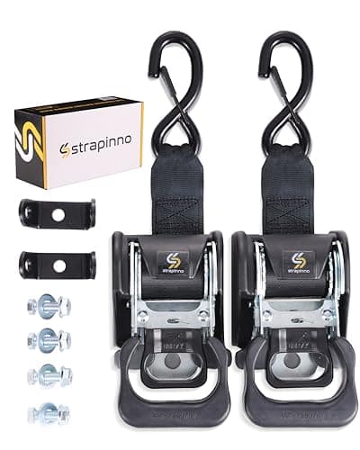 Strapinno RBA204 Retractable Ratchet Straps 2PCS
