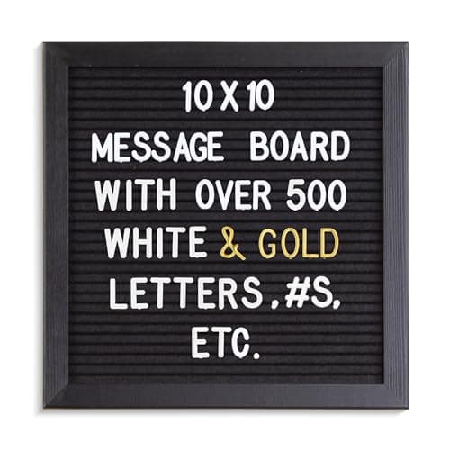 Better Office Products 10x10 Custom Message Board