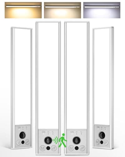 EZVALO 4-Pack Motion Sensor Under Cabinet Lights