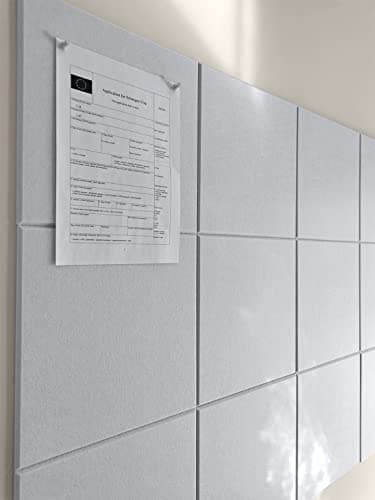 Decorita DECORITA221121LG Felt Wall Tiles 12 Pack