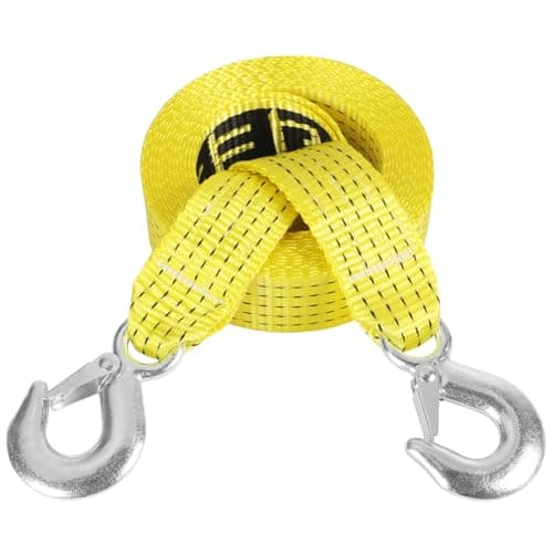 Geelli GE-220Y Tow Strap with Hooks