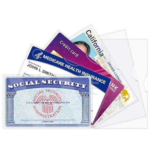 Liemand 6-Pack Card Holder Sleeves