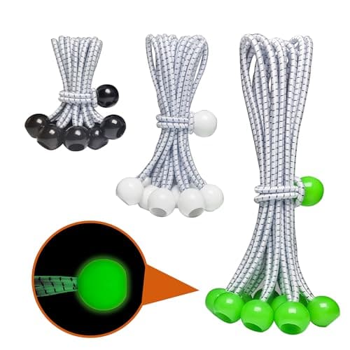 YELIER 30-Piece Ball Bungee Cords