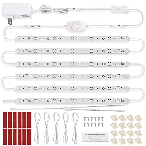 Litever LV6R-LED 6-Bar Under Cabinet Light Kit