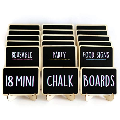 Savvy & Sorted SAS6 Mini Chalkboard Signs