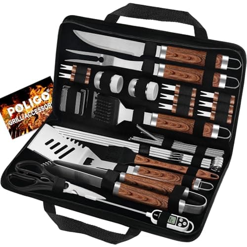 Poligo 29 PCS BBQ Grill Tools Set