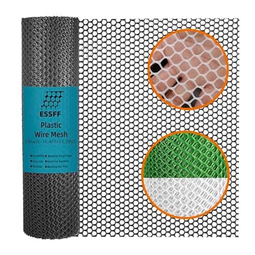 ESSFF ESS00 Black Plastic Garden & Pet Netting