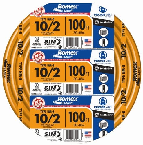 Southwire Romex SIMpull Electrical Wire 10/2